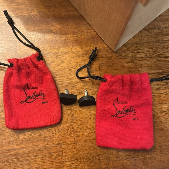 Christian Louboutin size 38 dark grey suede booties - Picture 9 of 9